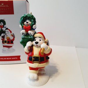 Hallmark Polar Bear Santa Keepsake Ornament Club KOC 2022 Member Exclusive Sound